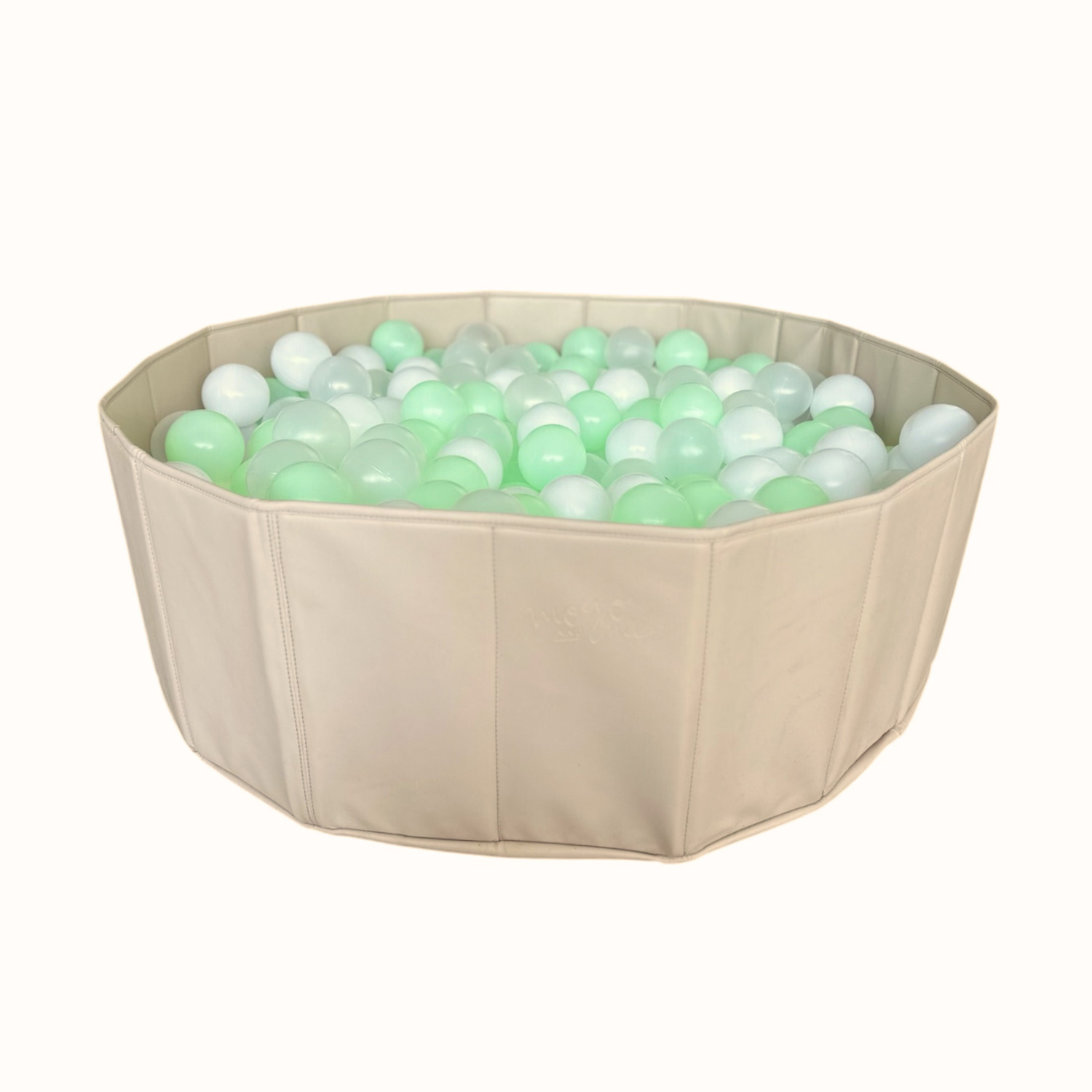 PISCINA DE PELOTAS 100% CUERO VEGANO PARA NINOS Y BEBES