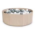 PISCINA DE PELOTAS 100% CUERO VEGANO PARA NINOS Y BEBES
